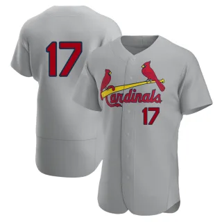 Packy Naughton Men's Nike White St. Louis Cardinals Home Replica Custom Jersey Size: Extra Large