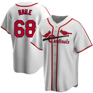James Naile Women's Nike White St. Louis Cardinals Home Replica Custom Jersey Size: Small