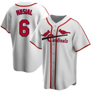 STAN MUSIAL ST. LOUIS CARDINALS JERSEY: STARTER/M/HOME/VINTAGE 1990'S